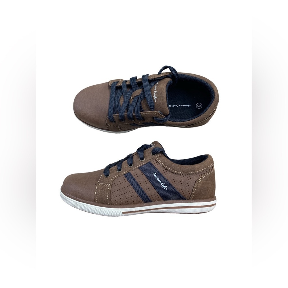 American Eagle NIB Big Kid Size 3 Brown Leighton Sneakers